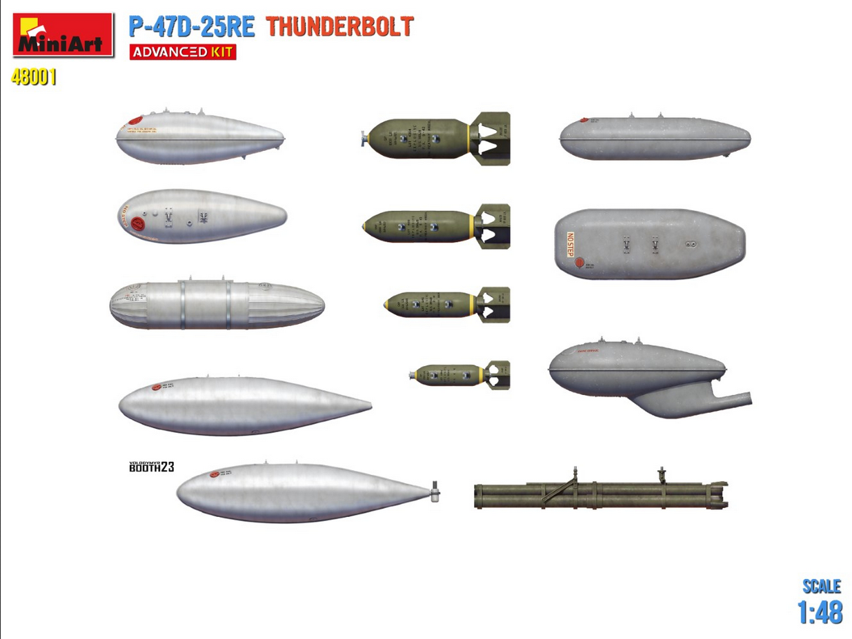 P-47D-25RE Thunderbolt - Advanced Kit - MINIART 1/48