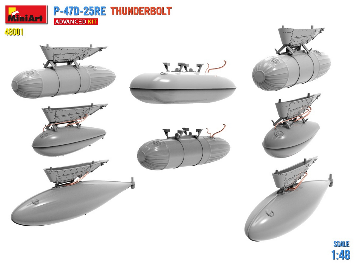 P-47D-25RE Thunderbolt - Advanced Kit - MINIART 1/48