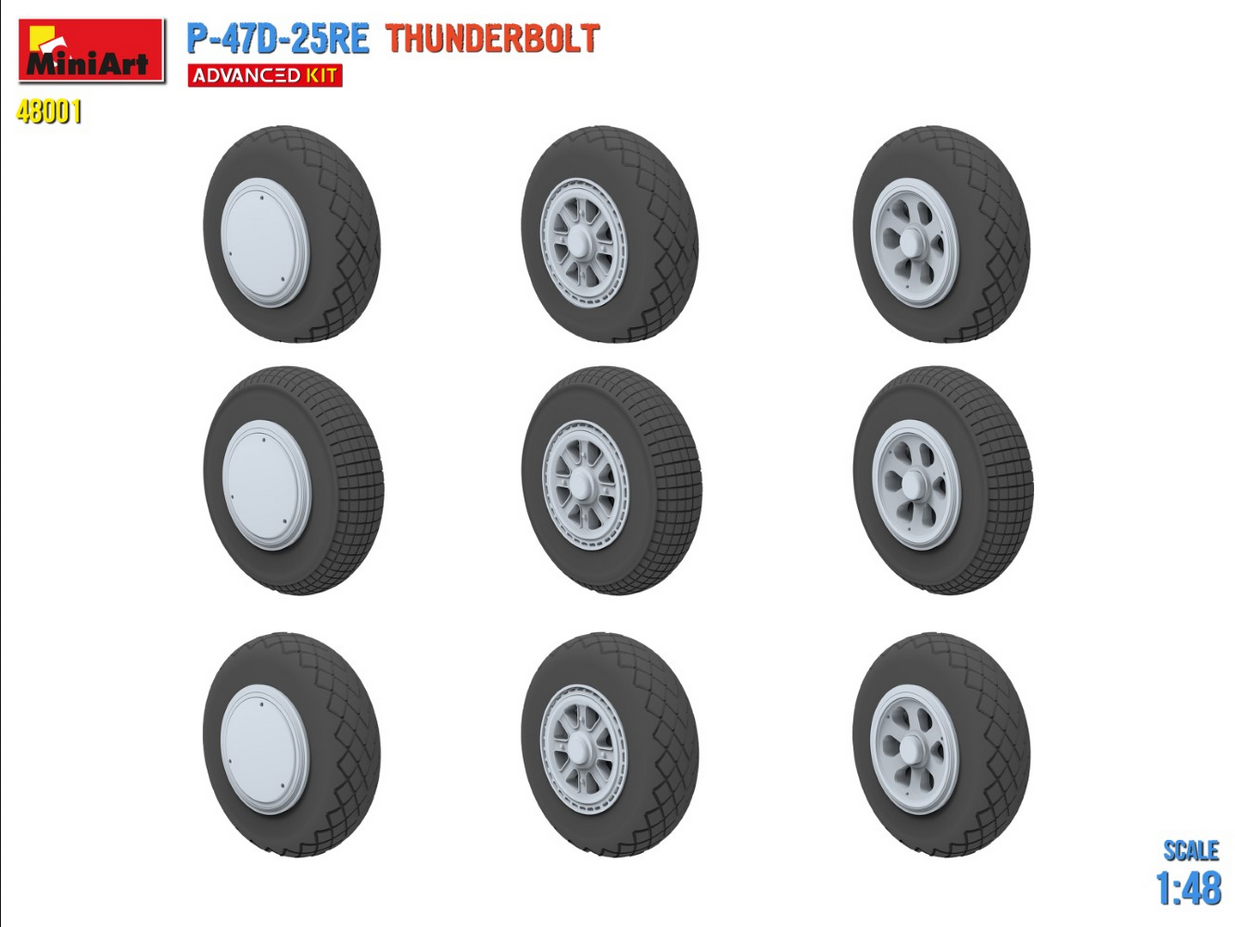 P-47D-25RE Thunderbolt - Advanced Kit - MINIART 1/48
