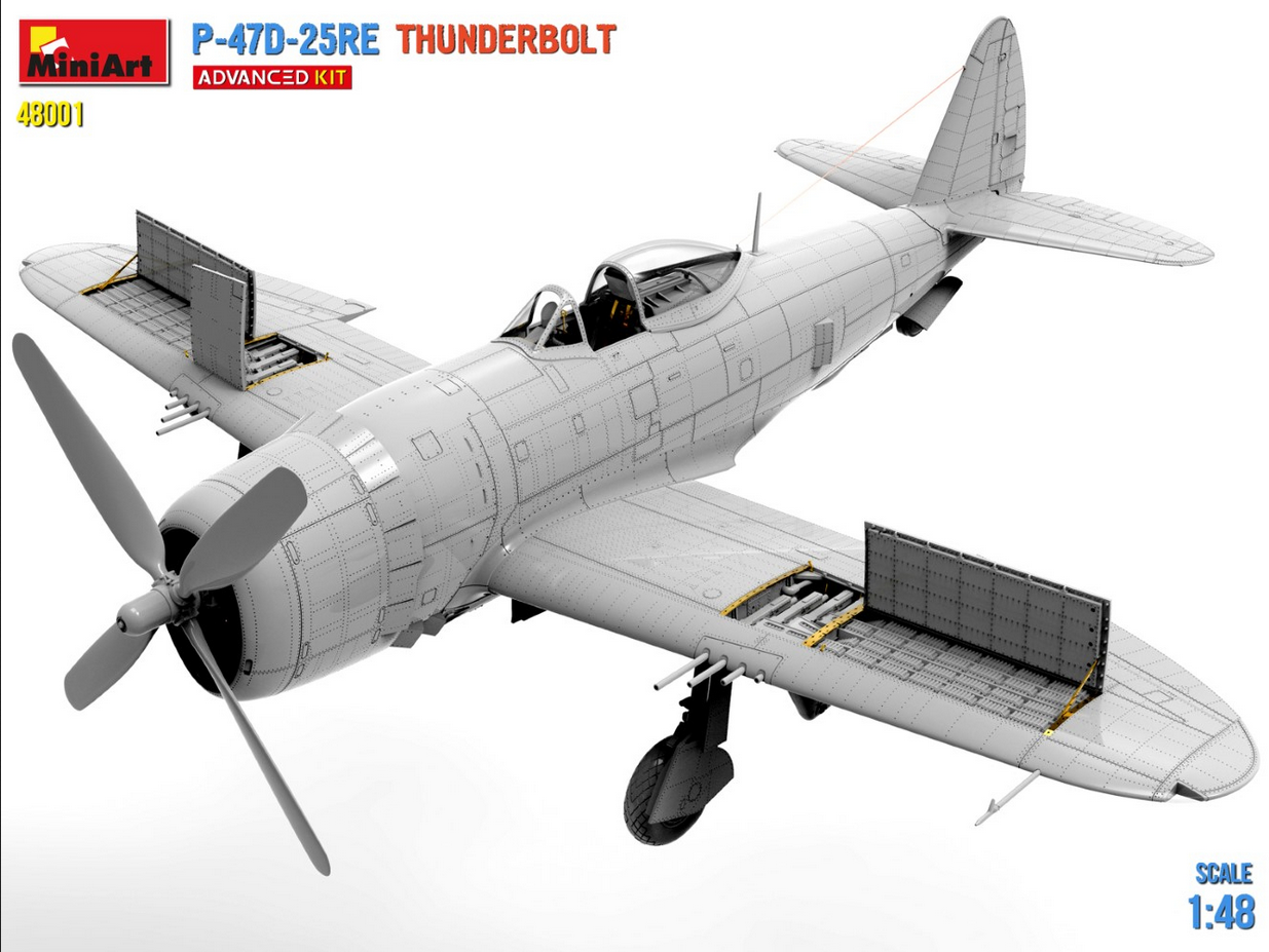 P-47D-25RE Thunderbolt - Advanced Kit - MINIART 1/48