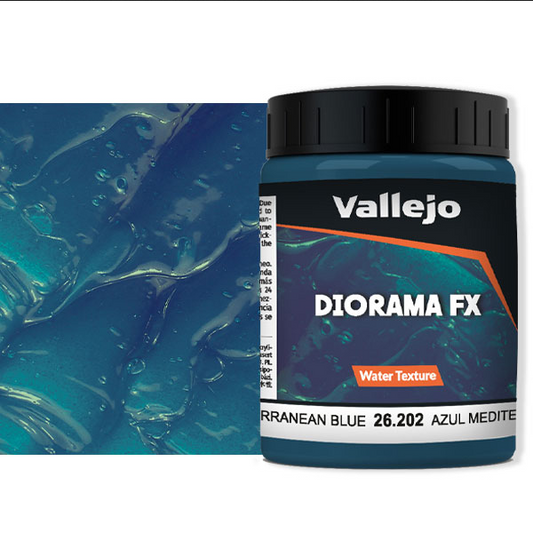 Diorama FX - Bleu Méditerranéen / Mediterranean Blue (200ml Water Texture) - PRINCE AUGUST