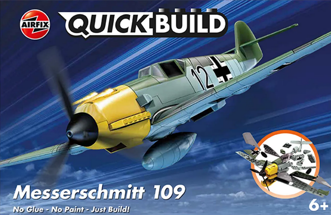 Messerschmitt Bf109e - Quick Build - AIRFIX – Bassin-maquette