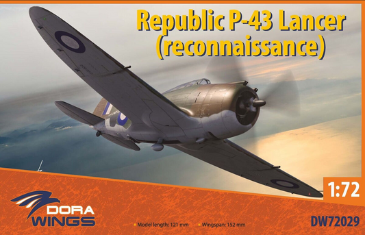 Republic P-43 Lancer (Reconnaissance) - DORA WINGS 1/72