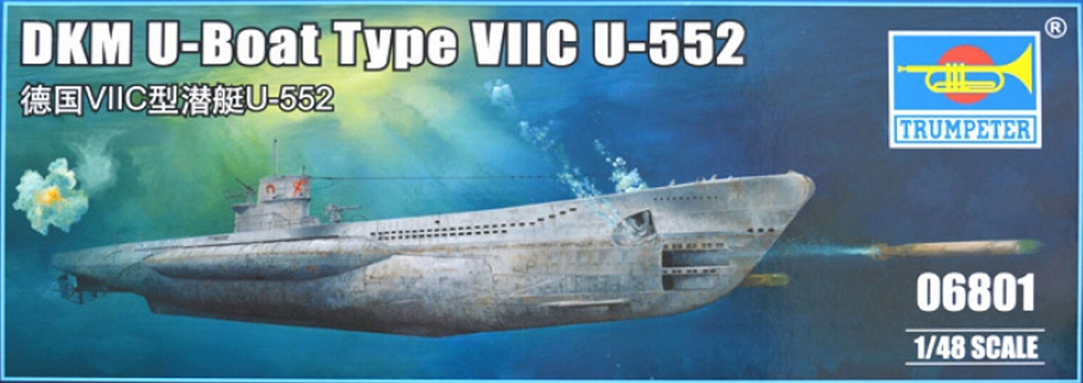 DKM U-Boat Type VIIC U-552 - TRUMPETER 1/48