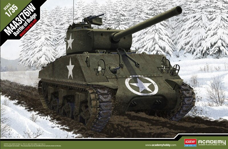 M4A3(76)W Battle of Bulge - ACADEMY 1/35