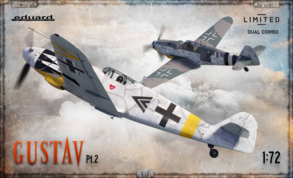 Bf109G-6 & Bf109G-14 Gustav Pt.2 Limited Ed. - Dual Combo - EDUARD 1/72