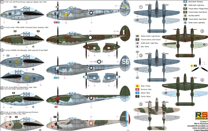 F-4 / F-4A Lightning - RS MODELS 1/72