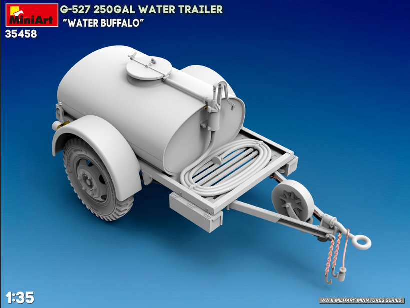 G-527 250gal Water Trailer "Water Buffalo" - MINIART 1/35