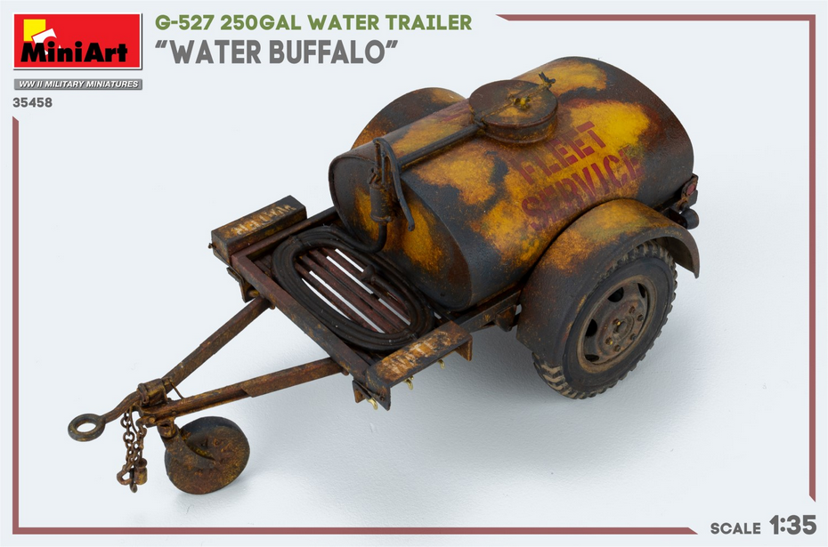 G-527 250gal Water Trailer "Water Buffalo" - MINIART 1/35