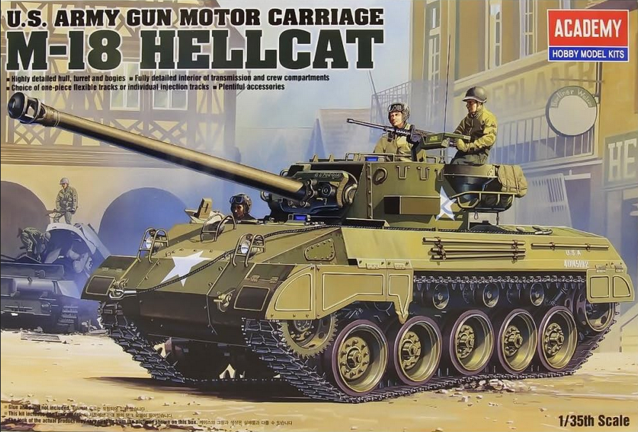 U.S. Army Gun Motor Carriage M-18 Hellcat - ACADEMY 1/35