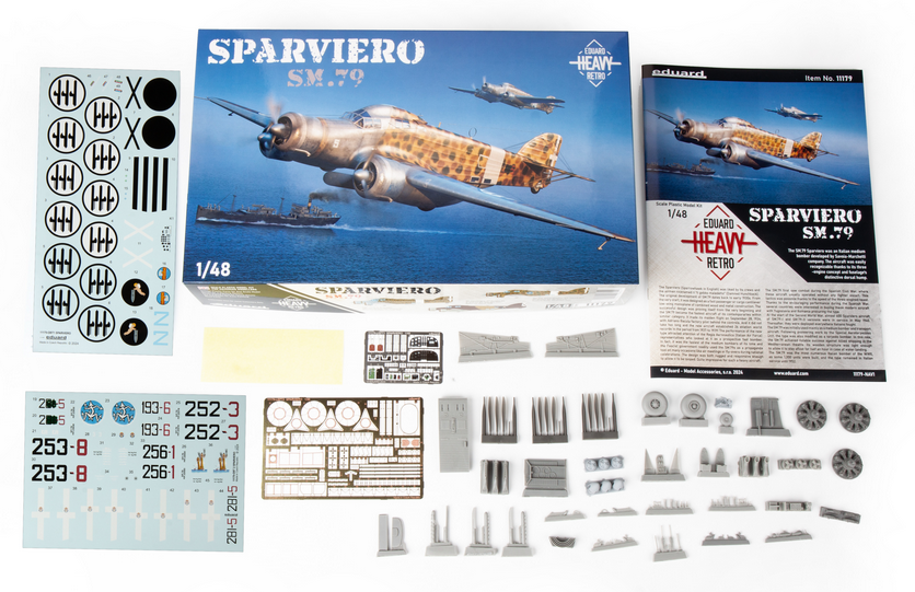 Sparviero SM.79 - Heavy Retro [Limited Edition] - EDUARD 1/48