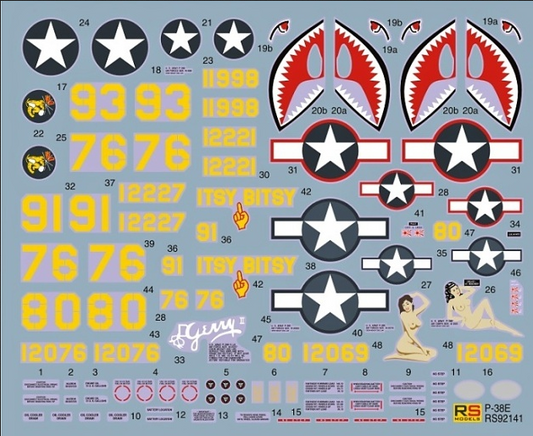 P-38E Lightning "Aleutian" - RS MODELS 1/72