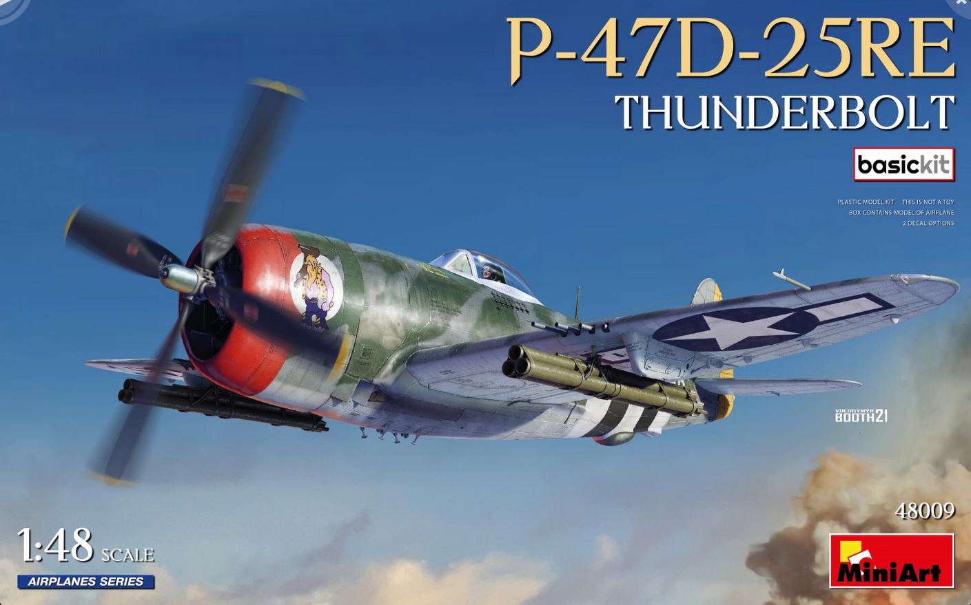 P-47D-25RE Thunderbolt - Basic Kit - MINIART 1/48