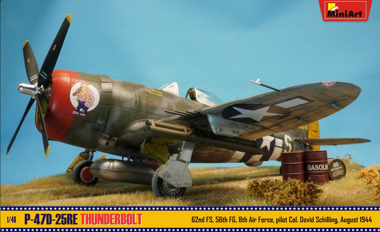 P-47D-25RE Thunderbolt - Basic Kit - MINIART 1/48