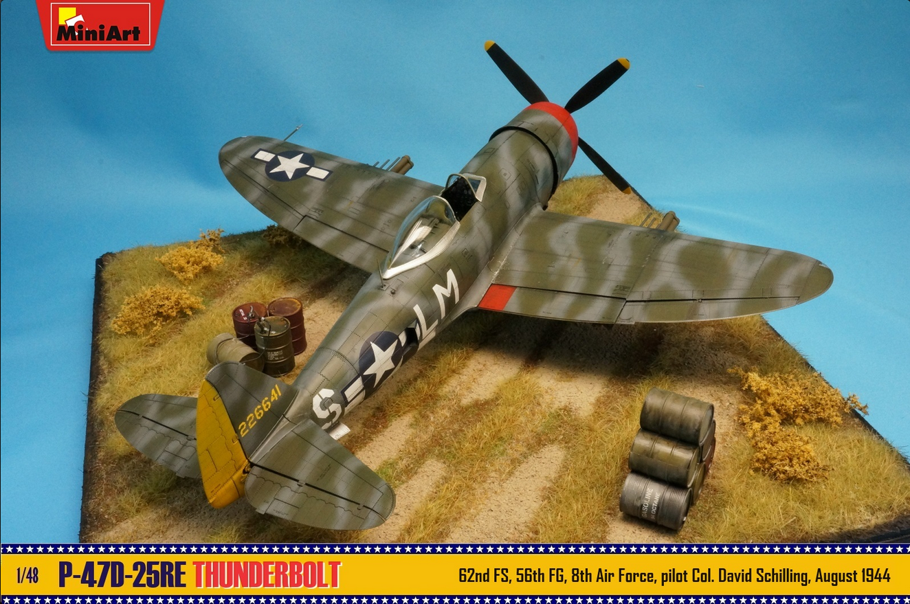 P-47D-25RE Thunderbolt - Basic Kit - MINIART 1/48