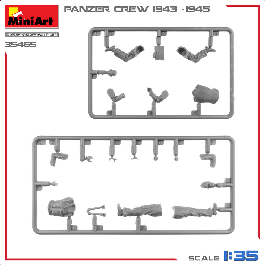 Panzer Crew 1943-1945 - MINIART 1/35