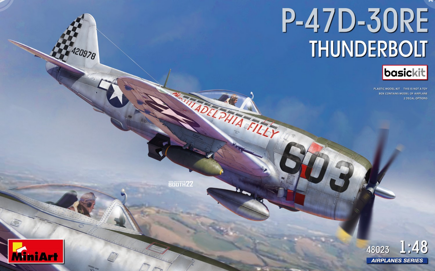 P-47D-30RE Thunderbolt - Basic Kit - MINIART 1/48