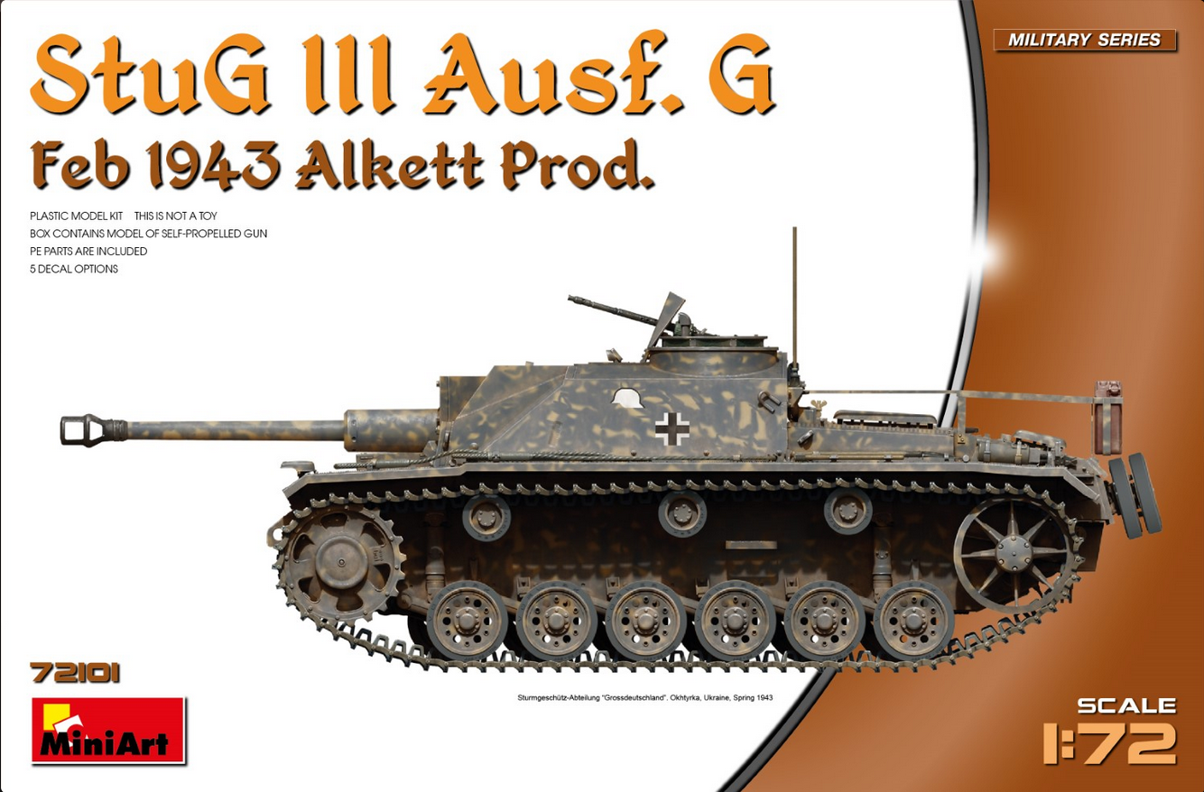 StuG III Ausf.G - Feb 1943 Alkett Prod. - MINIART 1/72