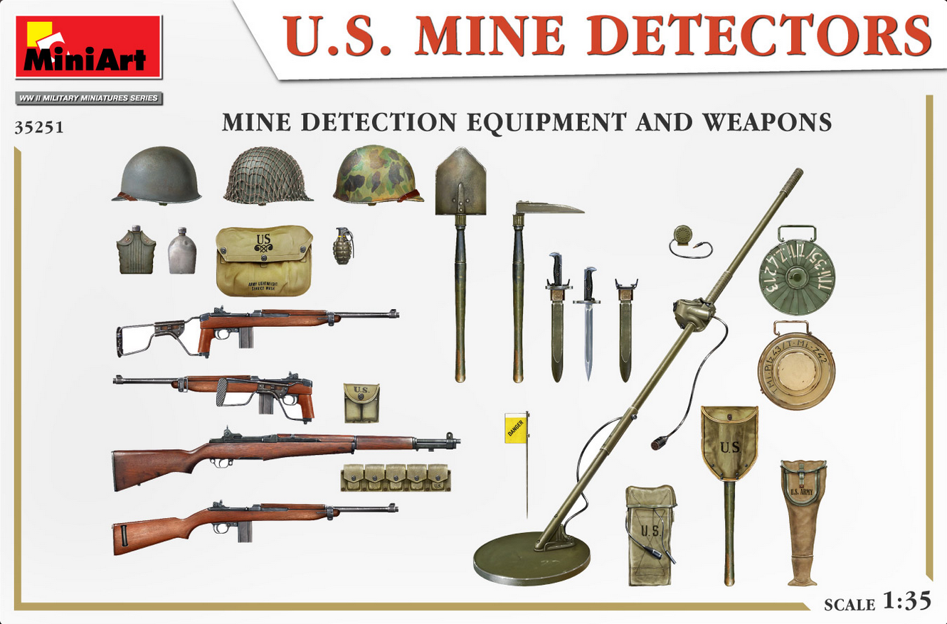 U.S. Mine Detectors - MINIART 1/35