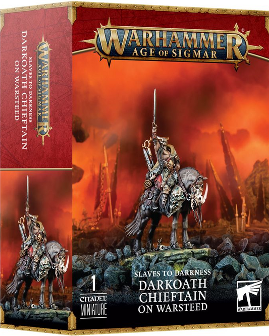 Darkoath Chieftain on Warsteed - Slaves to Darkness - WARHAMMER AGE OF SIGMAR / CITADEL