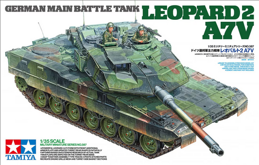 Leopard 2 A7V German Main Battle Tank - TAMIYA 1/35