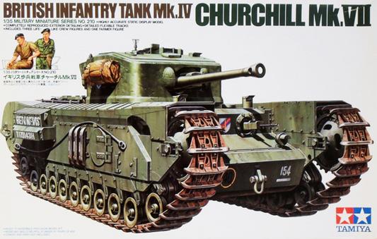 British Infantry Tank Mk.IV Churchill Mk.VII - TAMIYA 1/35