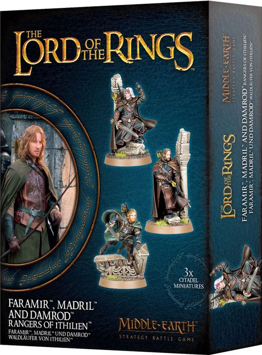 Faramir, Madril and Damrod, Rangers of Ithilien - The Lord of the Rings - WARHAMMER MIDDLE EARTH / CITADEL