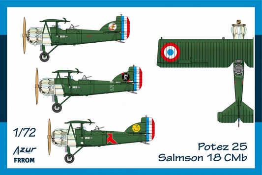 Potez 25 Salmson 18 CMb - AZUR / FRROM 1/72