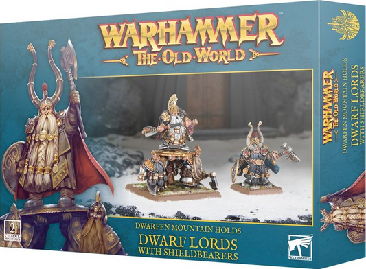 Dwarf Lords with Shieldbearers - Dwarfen Mountain Holds - WARHAMMER AGE OF SIGMAR / THE OLD WORLD / CITADEL