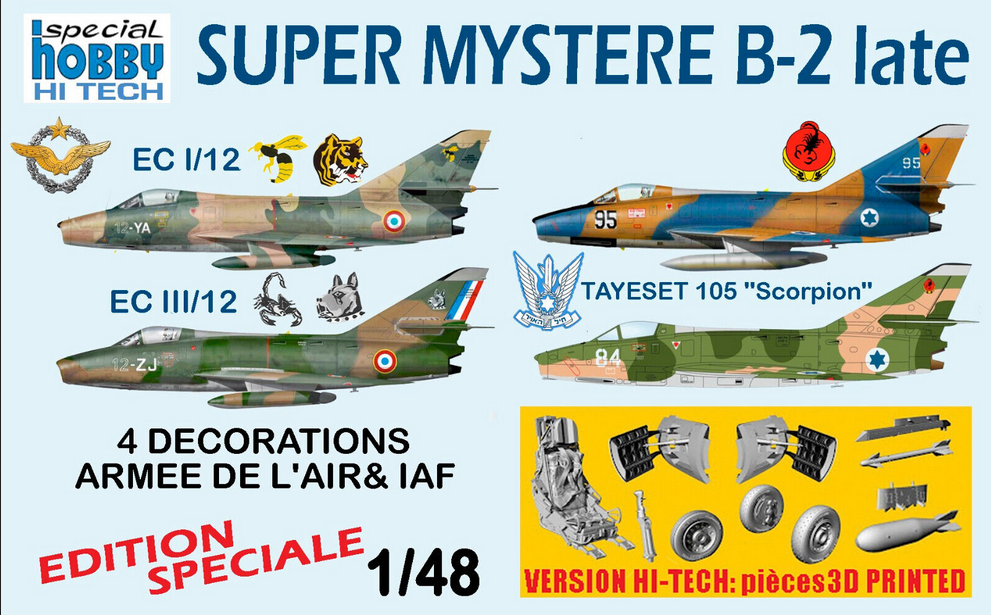 SMB-2 Super Mystère (Décos France) Hi-Tech kit - SPECIAL HOBBY 1/48 ...