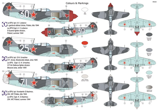 Lavochkin La-5FN "Aces" - KP MODELS 1/72