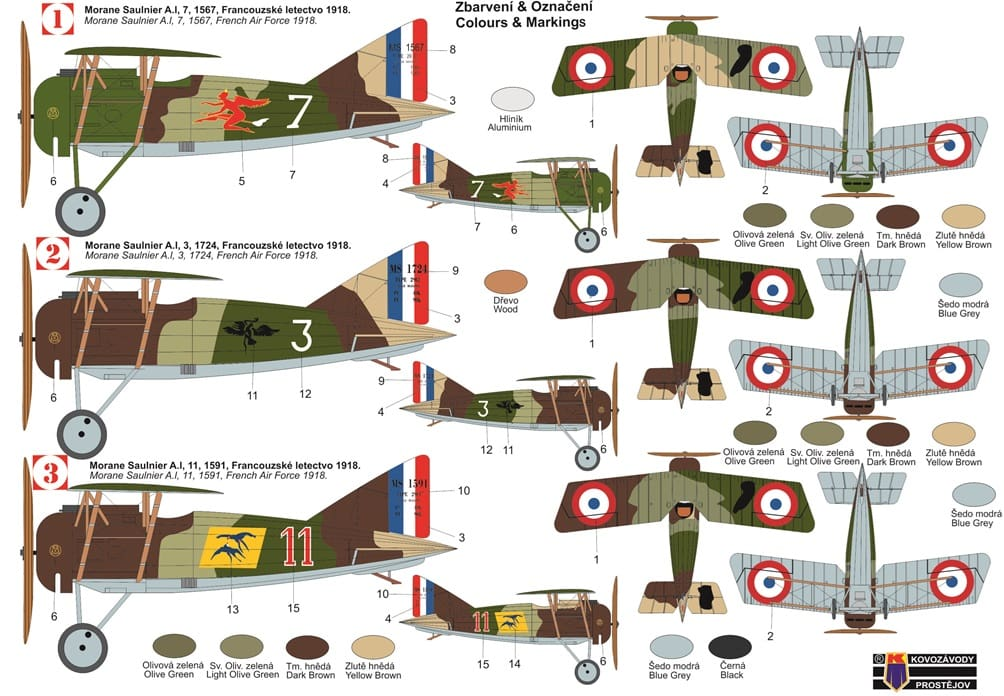 Morane Saulnier MS.A.I "Over France" - KP MODELS 1/72