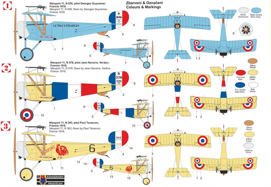 Nieuport Ni-11 Bébé "French Aces" - KP MODELS 1/72