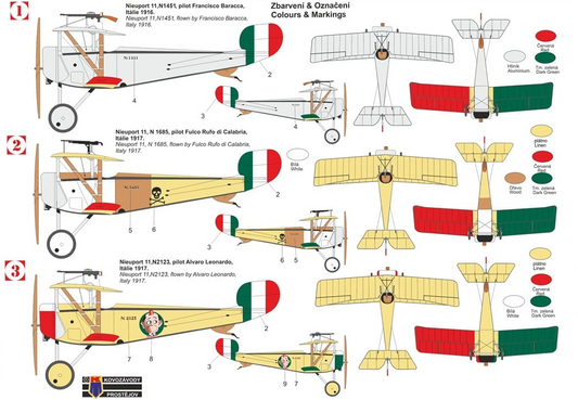 Nieuport Ni-11 Bébé "Italian Aces" - KP MODELS 1/72