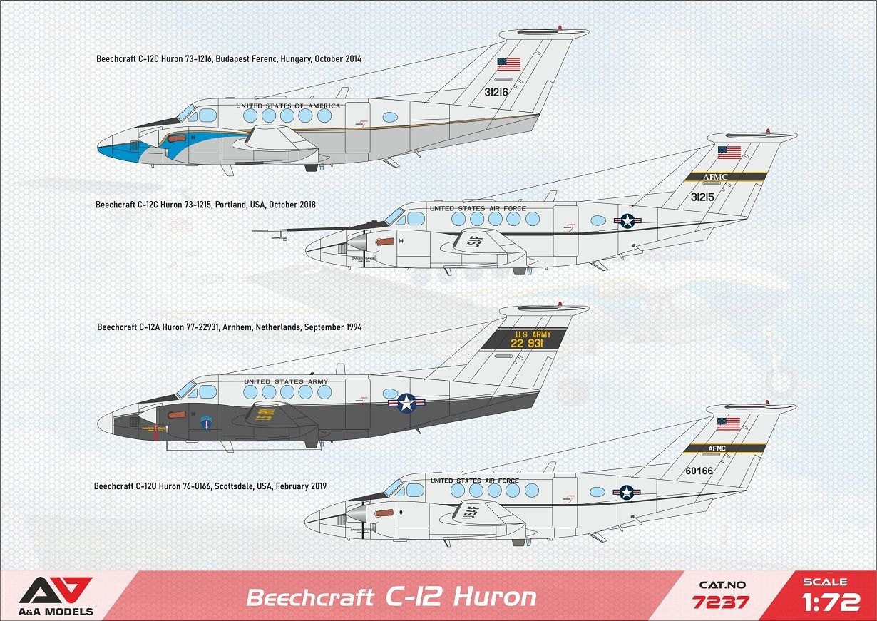 Beechcraft C-12 Huron - A&A MODELS 1/72