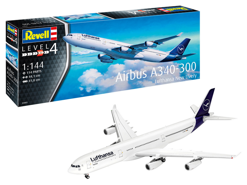 Airbus A340-300 Lufthansa New Livery - REVELL 1/144