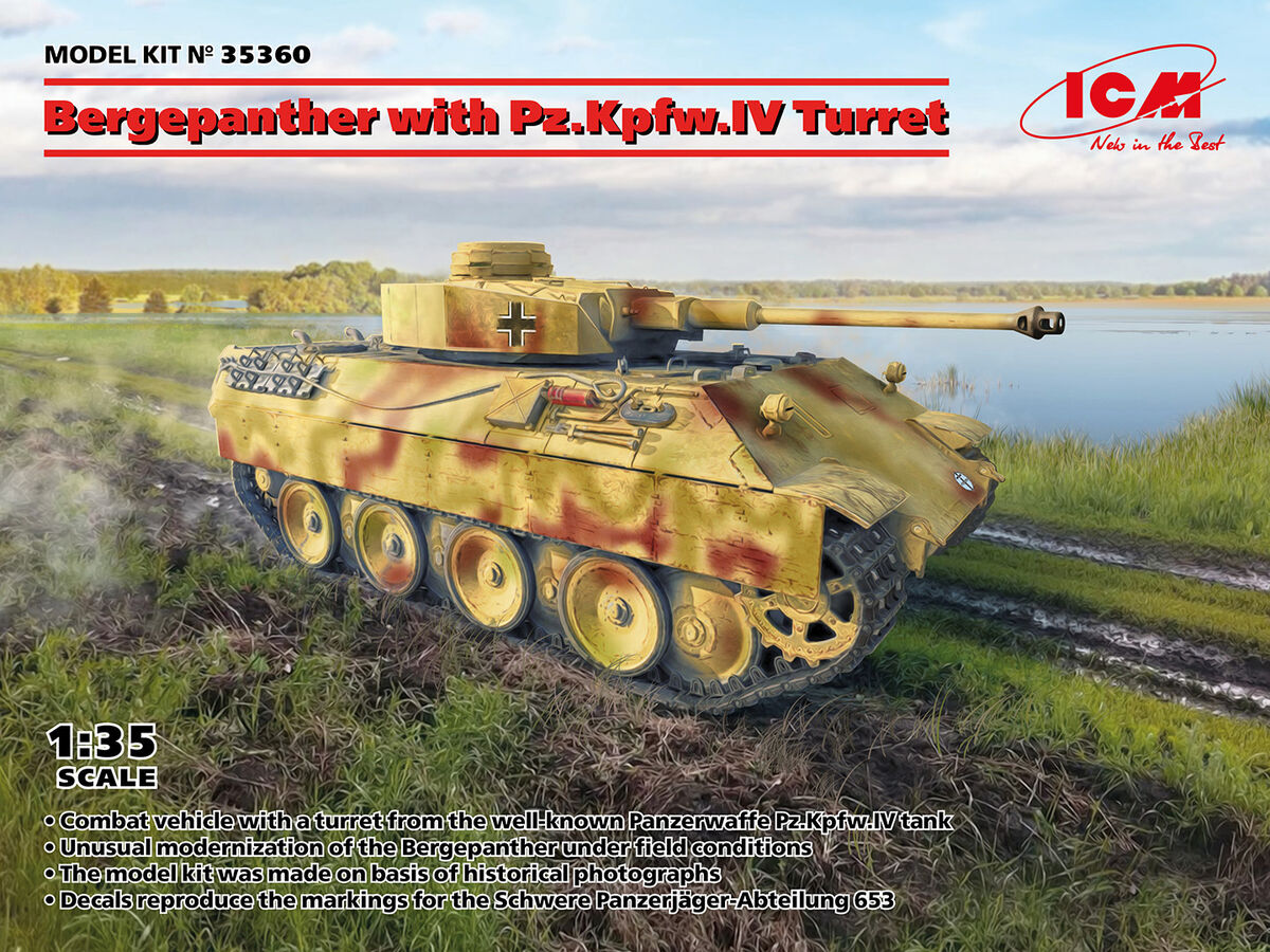 Bergepanther with Pz.Kpfw.IV Turret - ICM 1/35