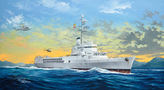 French Navy Helicopter Cruiser "Jeanne d'Arc" 2008 - TRUMPETER 1/350