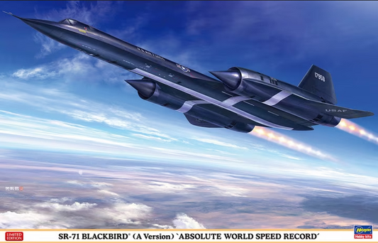 SR-71 Blackbird (A Version) "Absolute World Speed Record" - Limited Edition - HASEGAWA 1/72