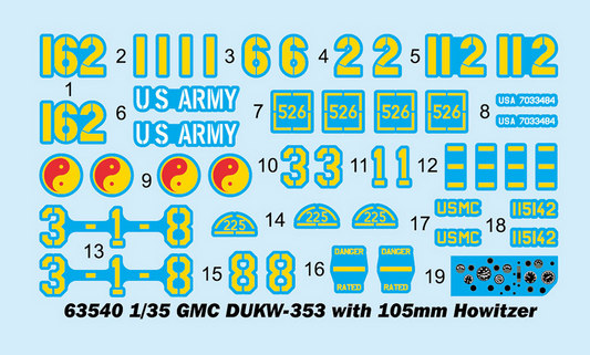 GMC DUKW-353 avec canon Howitzer 105mm - I LOVE KIT / TRUMPETER 1/35