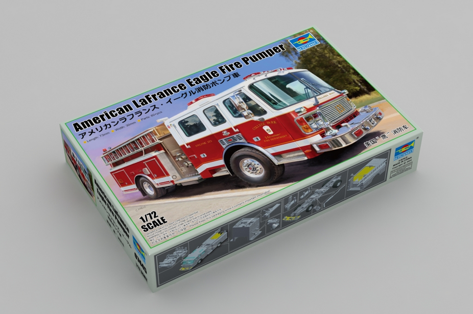 American LaFrance Eagle Fire Truck Pumper - TRUMPETER 1/72