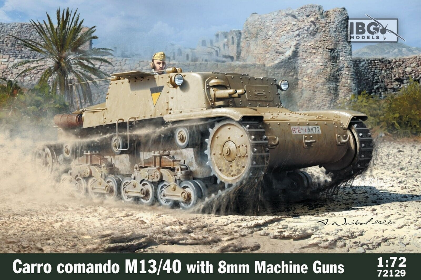 Carro Comando M13/40 with 8mm Machine Guns - IBG MODELS 1/72