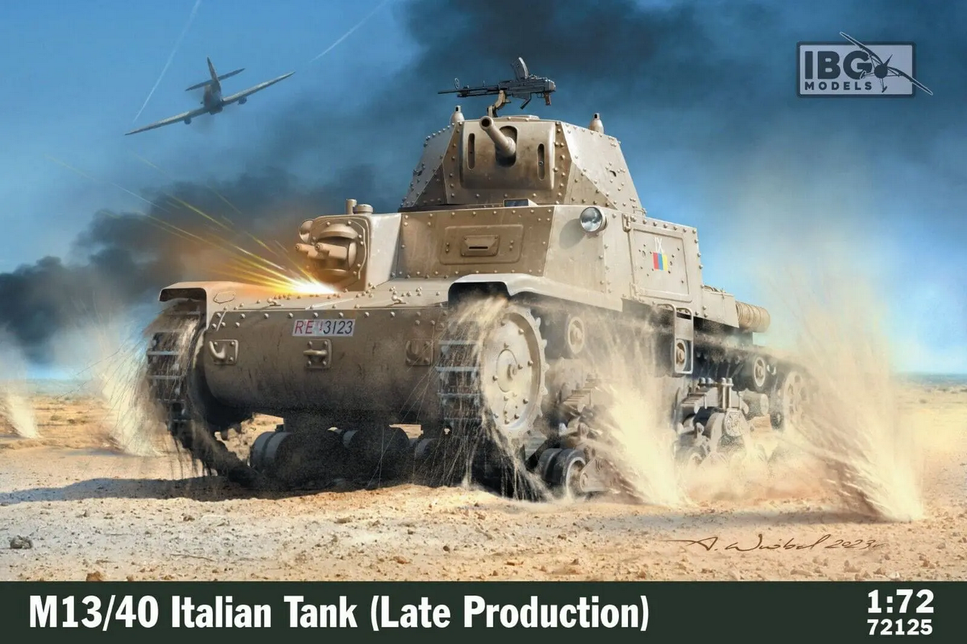 M13/40 Italian Tank (Late Production) - IBG MODELS 1/72