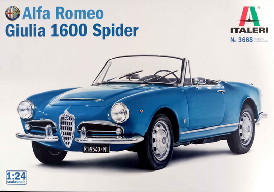 Alfa Romeo Giulia 1600 Spider - ITALERI 1/24