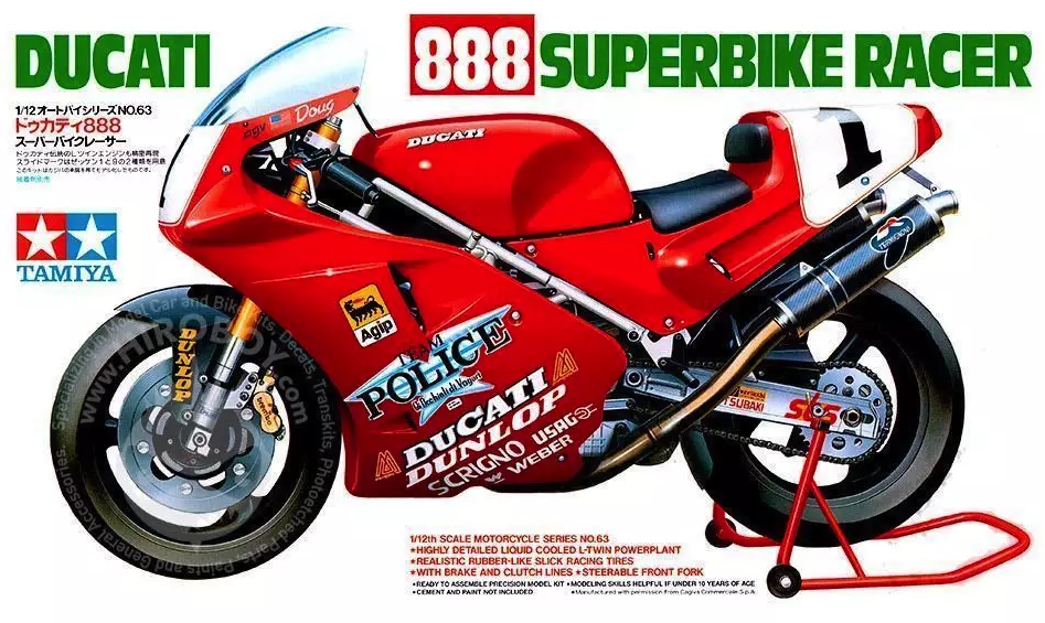 Ducati 888 Superbike Racer - TAMIYA 1/12