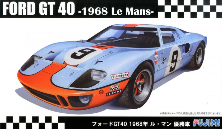 Ford GT40 - 1968 Le Mans - FUJIMI 1/24