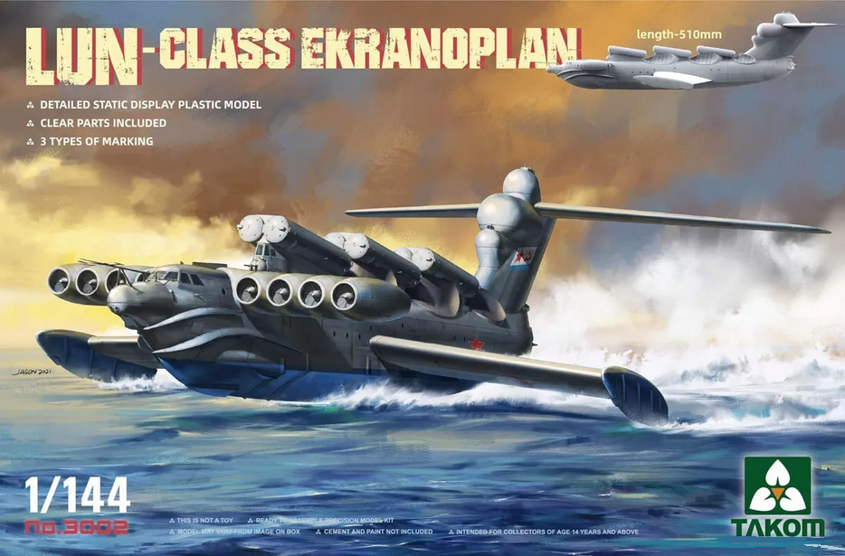 LUN-Class Ekranoplan - TAKOM 1/144