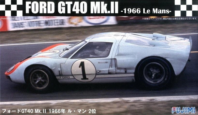 Ford GT40 Mk.II - 1966 Le Mans 2nd - FUJIMI 1/24