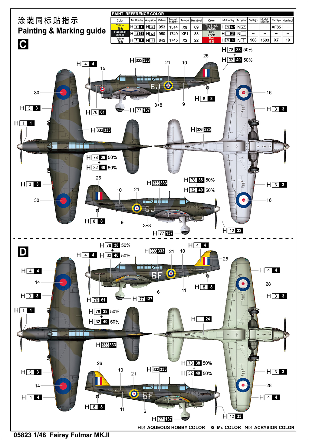 Fairey Fulmar Mk.II - TRUMPETER 1/48