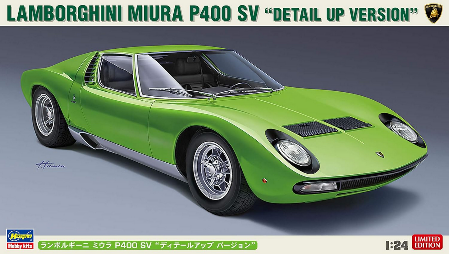 Lamborghini Miura P400 SV "Detail Up Version" - HASEGAWA 1/24